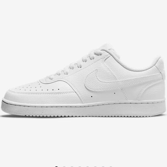 Nike Court Vision Low Next Nature Size Women’s 8 Color White NWT - Picture 1 of 11